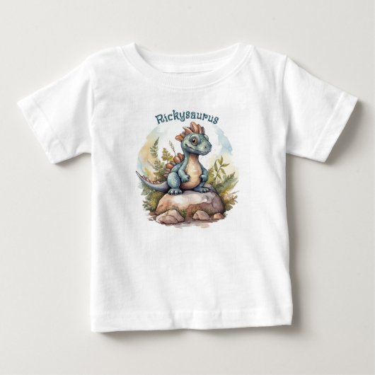 Persoonlijk T-shirt met dinosaurus (Voorkant)