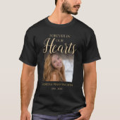 Persoonlijk T-shirt met foto-herdenking (Voorkant)