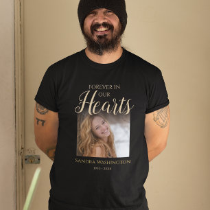 Persoonlijk T-shirt met foto-herdenking