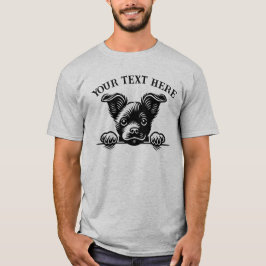 Persoonlijk T-shirt met Hond – Aangepaste Tekst Hu