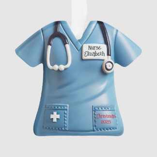 Persoonlijk T-shirt met operatiekleding voor verpl Ornament