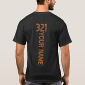 Persoonlijk T-Shirt met Rijdernummer en -Naam (Achterkant)