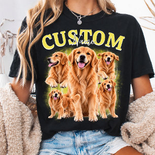 Persoonlijk T-shirt met vintage huisdier in bootle