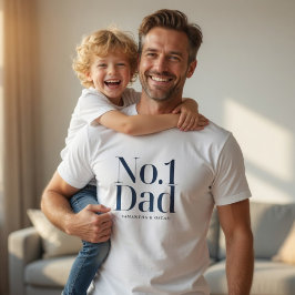 Persoonlijk T-Shirt No.1 Papa | Op Maat Gemaakte P