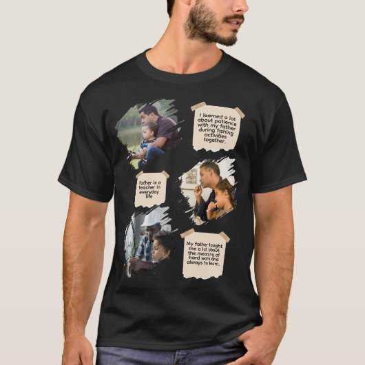 Persoonlijk T-shirt Vaderdag (Voorkant)