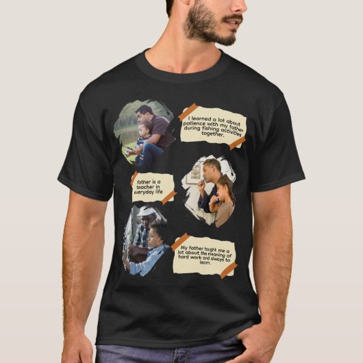 Persoonlijk T-shirt Vaderdag (Voorkant)