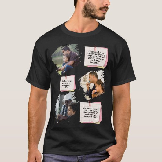 Persoonlijk T-shirt Vaderdag (Voorkant)