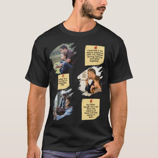 Persoonlijk T-shirt Vaderdag (Voorkant)
