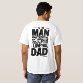 Persoonlijk T-shirt Vaderdag (Achterkant volledig)