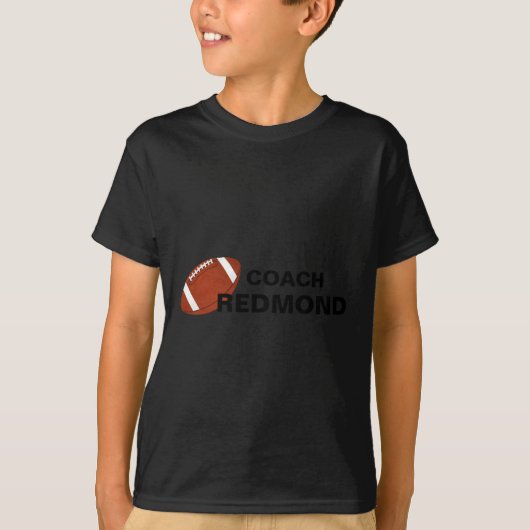 Persoonlijk T-shirt voetbalcoach (Voorkant)