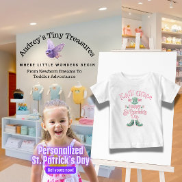 Persoonlijk T-shirt voor baby's eerste St. Patrick
