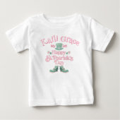 Persoonlijk T-shirt voor baby's eerste St. Patrick (Voorkant)