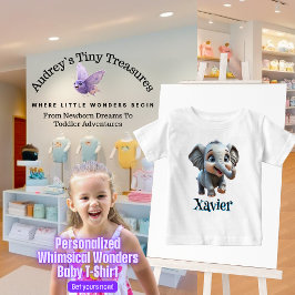Persoonlijk T-Shirt voor Baby's met Fantasievolle 