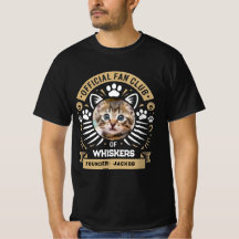Persoonlijk T-shirt voor de Kat Fan Club | Aangepa