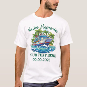 Persoonlijk T-Shirt voor Familie Cruise Maak Her