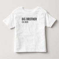 Persoonlijk T-shirt voor grote broer, Aankondiging