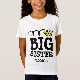 Persoonlijk t-shirt voor grote zus voor oudere bro