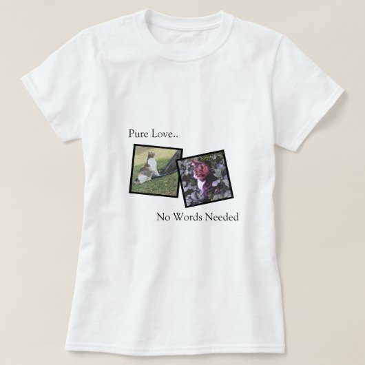 Persoonlijk T-shirt voor huisdierliefhebbers (Design voorkant)