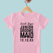 Persoonlijk T-shirt voor junior bruidsmeisje