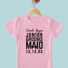 Persoonlijk T-shirt voor junior bruidsmeisje
