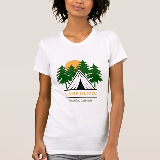 Persoonlijk T-shirt voor Kamp Bachelorette (Voorkant)