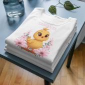 Persoonlijk T-shirt voor kinderen met een kuiken