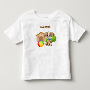 Persoonlijk T-shirt voor Peuters met Hondje