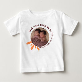 Persoonlijk T-shirt voor Tweelingbaby's | Op Maat