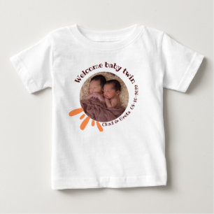 Persoonlijk T-shirt voor Tweelingbaby's Op Maat