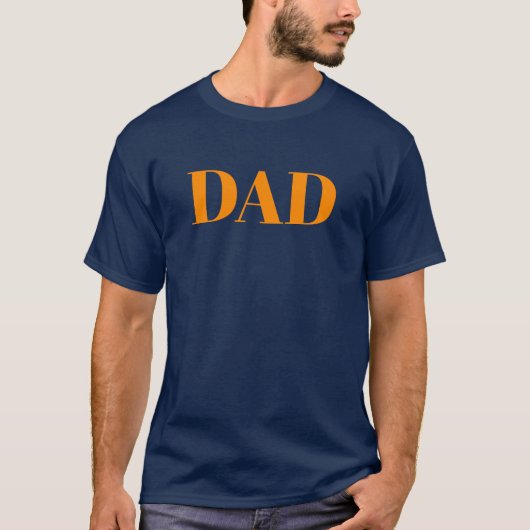 Persoonlijk T-shirt voor Vader met Namen van Kinde (Voorkant)