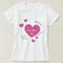 Persoonlijk T-shirt voor Vrouwen met Roze Hart