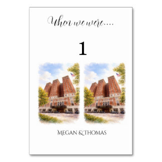 Persoonlijk Tafelnummer voor de Bruiloft