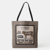 Persoonlijk Tas op maat voor het landleven (Voorkant)