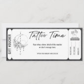 Persoonlijk Tattoo Cadeaubon cadeaubon Kaart (Voorkant)