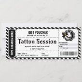 Persoonlijk Tattoo Cadeaubon cadeaubon Kaart (Voorkant)