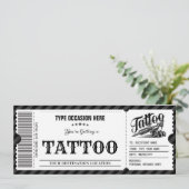 Persoonlijk Tattoo Krijg Inked Gift Kaart Voucher (Staand voorkant)