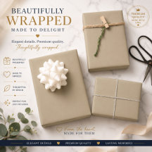 Persoonlijk Taupe Inpakpapier