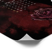 Persoonlijk te maken 2023 gotische stijl kalender poster (Hoek)