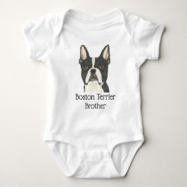 Persoonlijk te maken Boston Terrier-hond Romper