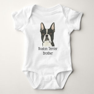 Persoonlijk te maken Boston Terrier-hond Romper