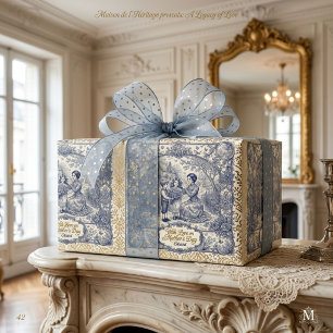 Persoonlijk te maken vintage verjaardagsverpakking cadeaupapier