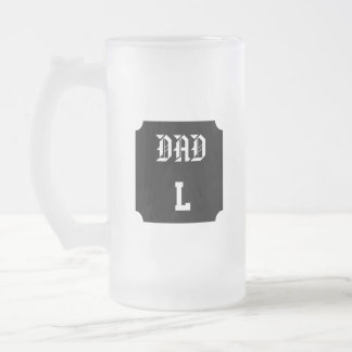 Persoonlijk te monogrammeren papa matglas bierpul