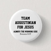 Persoonlijk TEAM JESUS Ronde Button 3,2 Cm (Voorkant)