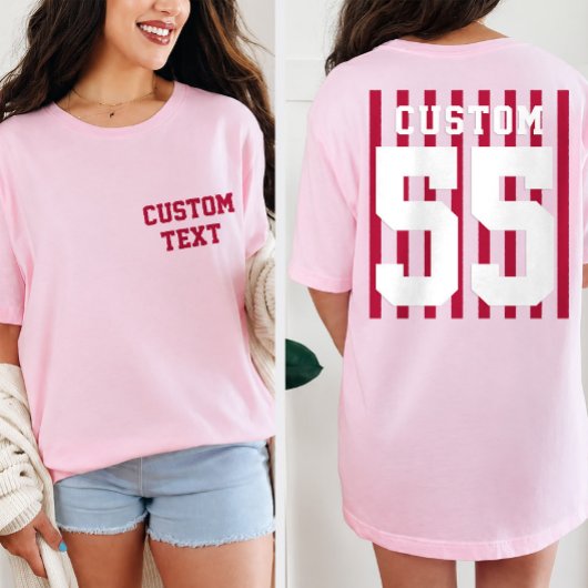Persoonlijk Team T-Shirt Fan 