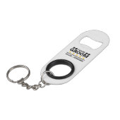 Persoonlijk Team Verzorging Bruidsjonker Mini Flessenopener (Voorkant Gekanteld)