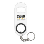 Persoonlijk Team Verzorging Bruidsjonker Mini Flessenopener (Achterkant)
