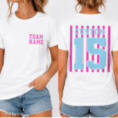 Persoonlijk Teamnaam Nummer T-Shirt