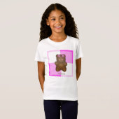 Persoonlijk Teddy Bear T Shirt (Voorkant volledig)
