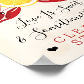 Persoonlijk Teken Rivierkreeft Kook Feest Reinigin Poster (Hoek)