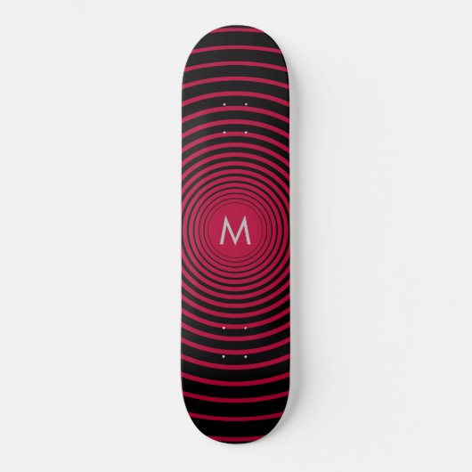 Persoonlijk tekenbord voor monogram - Uw kleur Persoonlijk Skateboard (Voorkant)